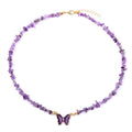 Butterfly beaded pendant necklace, product image 11
