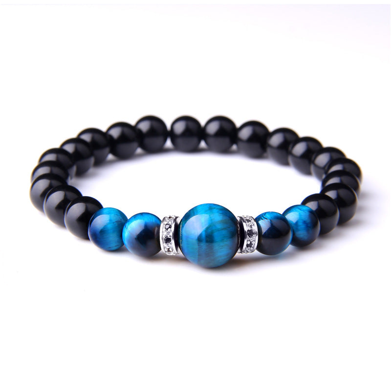 Tiger-eye style bead bracelet, product image 9
