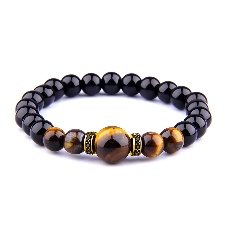 Tiger-eye style bead bracelet, product image 10