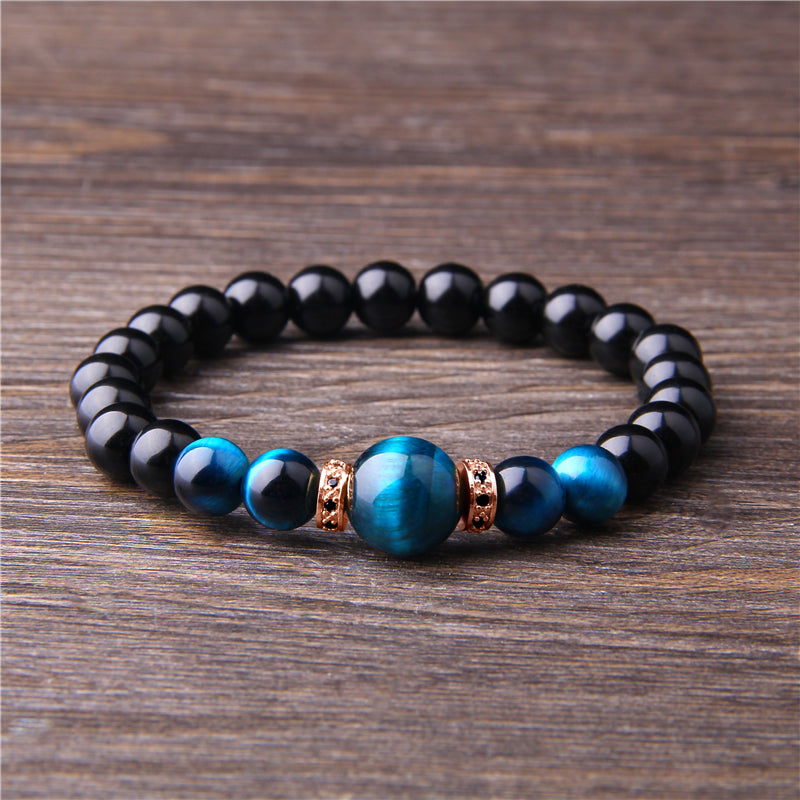 Tiger-eye style bead bracelet, product image 2