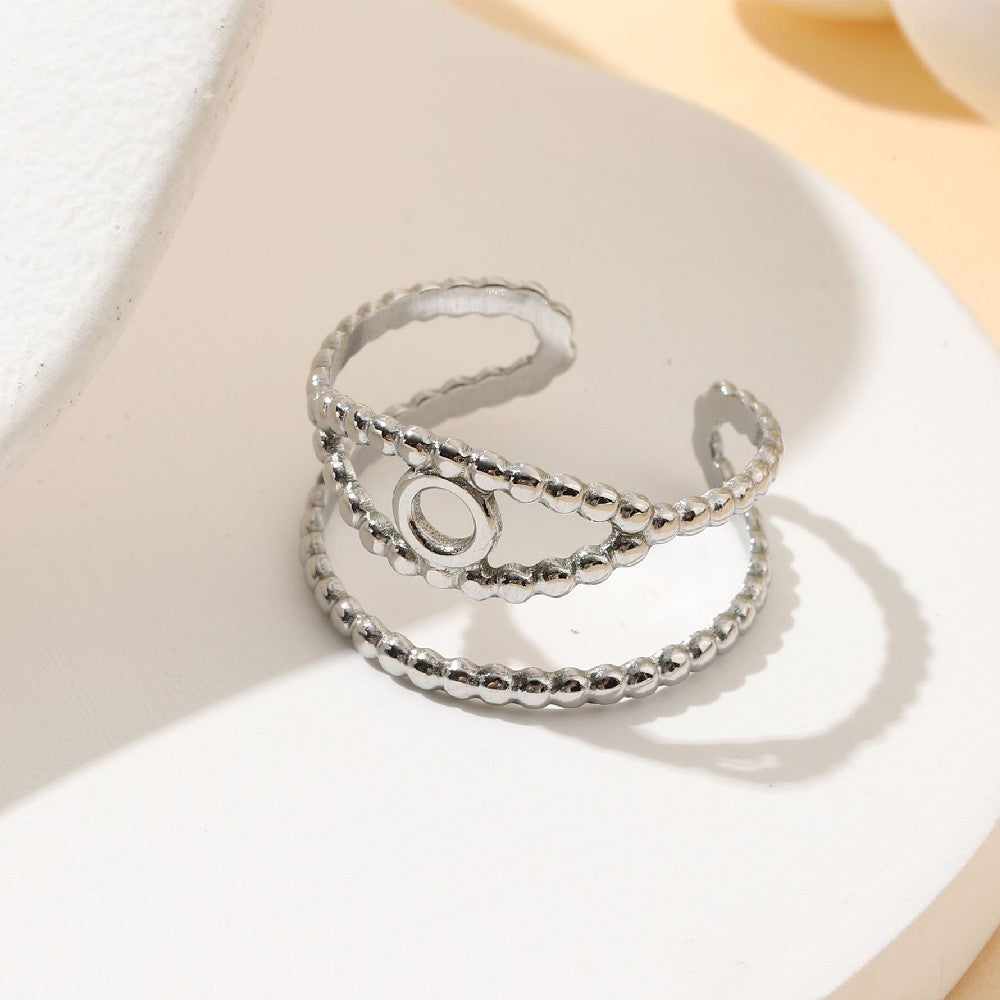 French Retro Adjustable Sculptural Ring