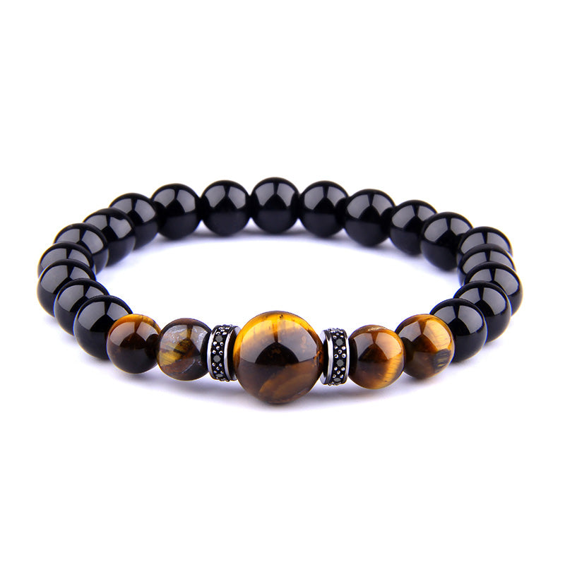 Tiger-eye style bead bracelet, product image 7