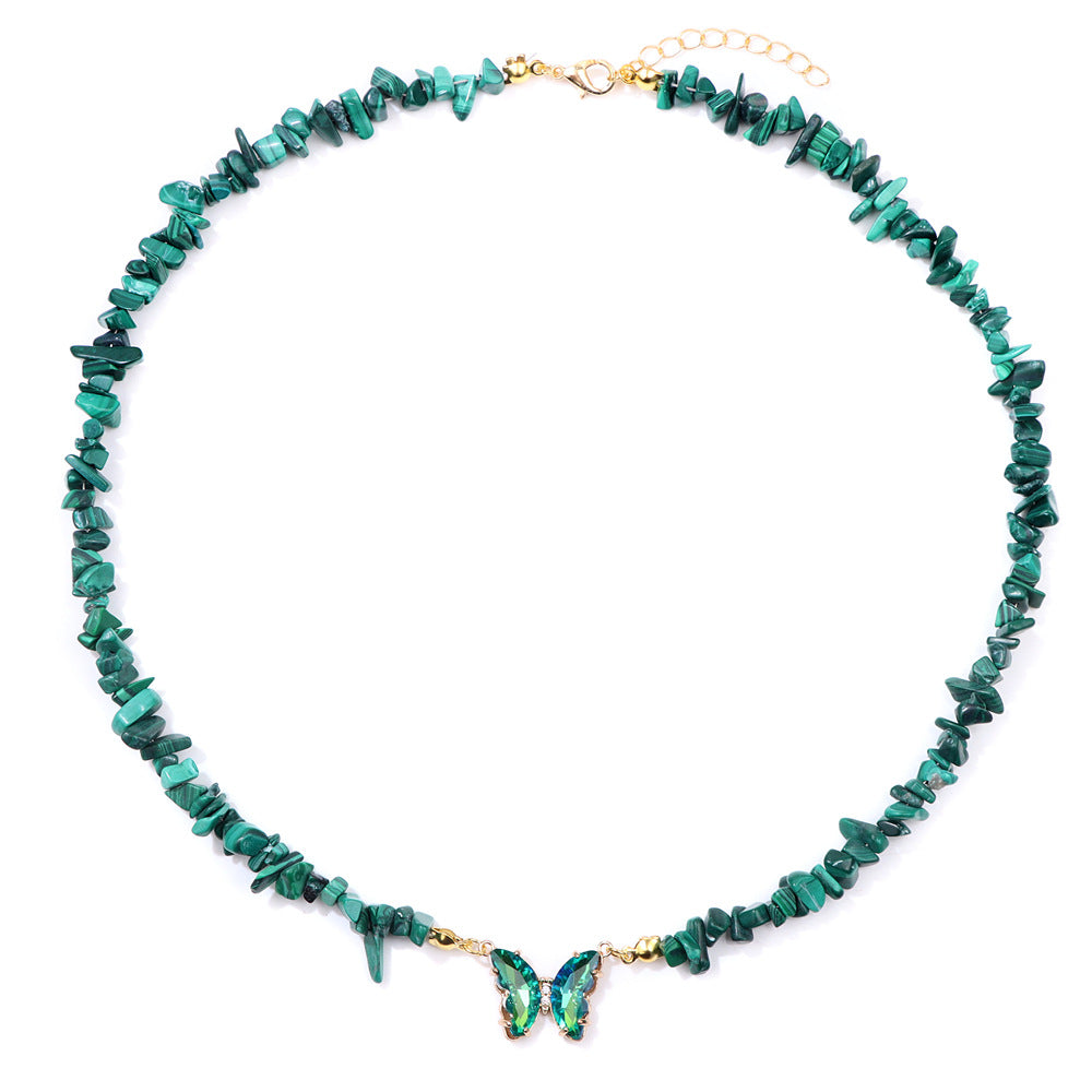 Butterfly beaded pendant necklace, product image 10