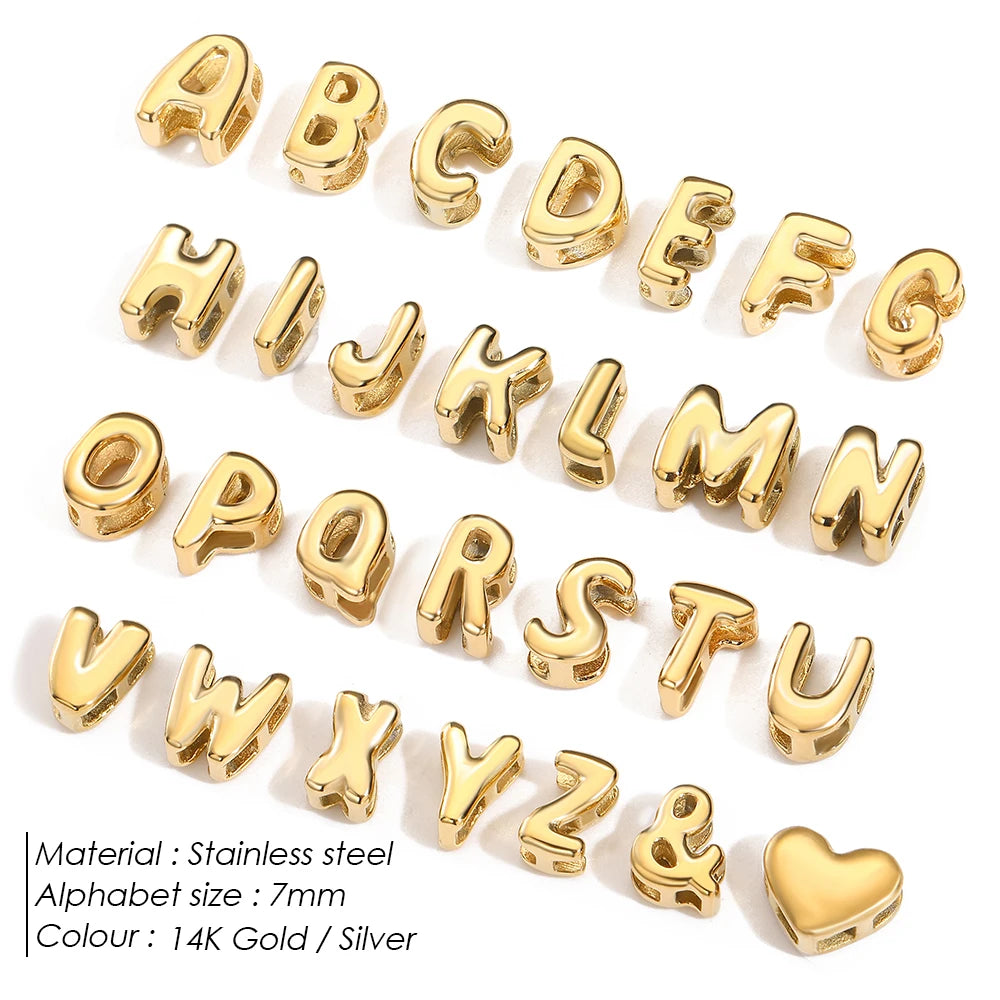 Bubble Letter Story Charm