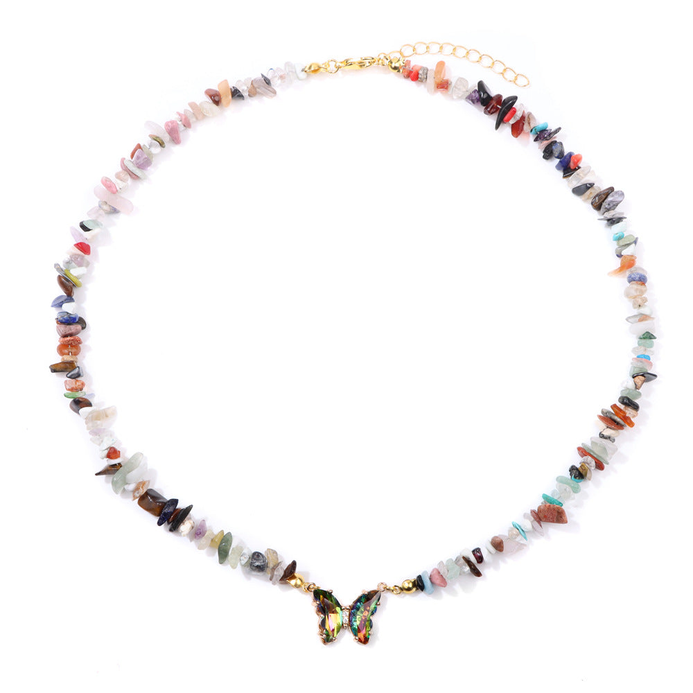 f202c66e72368d7011fb5d5519d15a17Butterfly beaded pendant necklace, product image 12